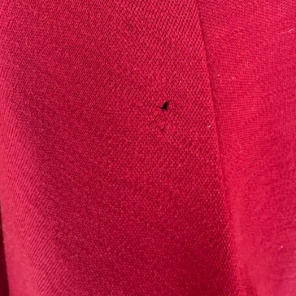 Pre-loved Cranberry Diane Von Furstenberg Chest-Knot Dress - Size 8 - Picture 5 of 5